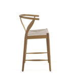 amber wood rope bar chair image 3