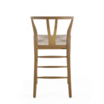 amber wood rope bar chair image 4