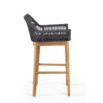 bali black bar chair image 3