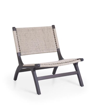 coral rope armchair image 1