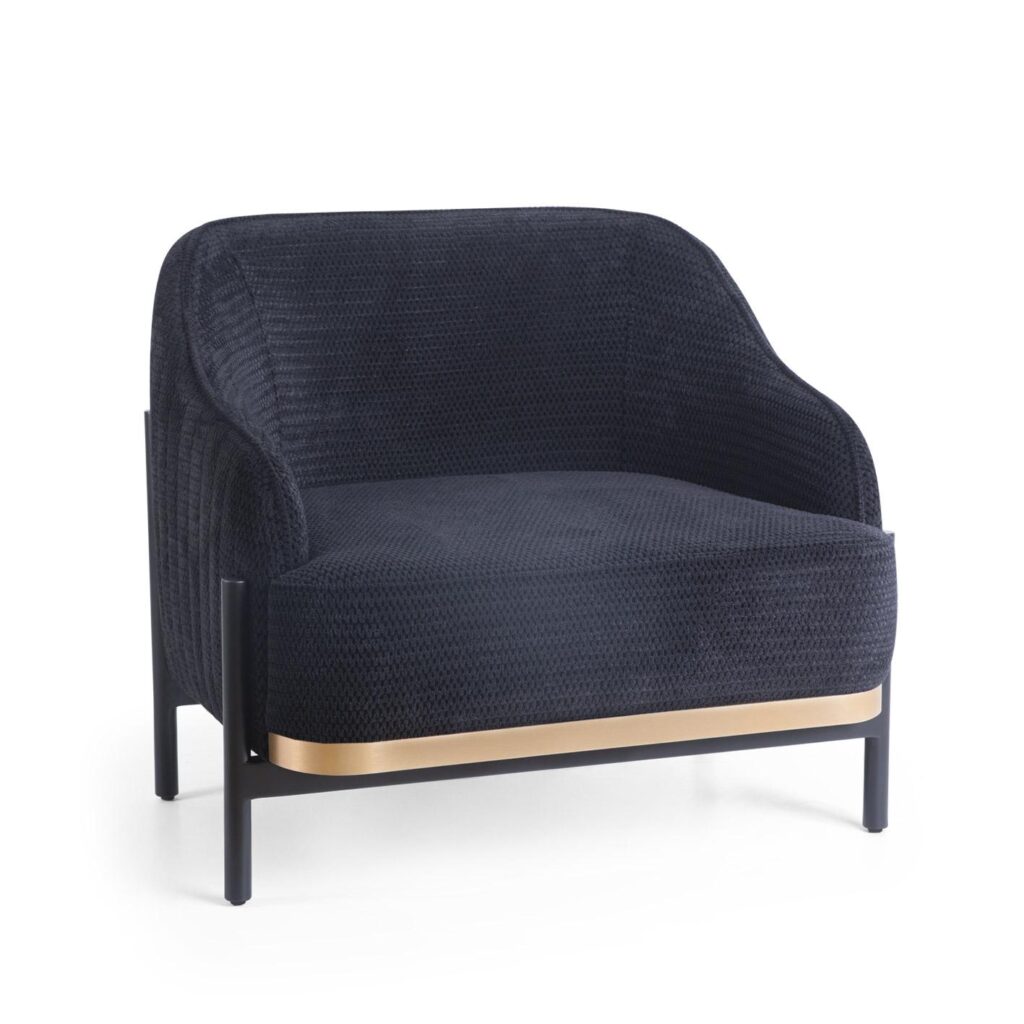 golden armchair image 1