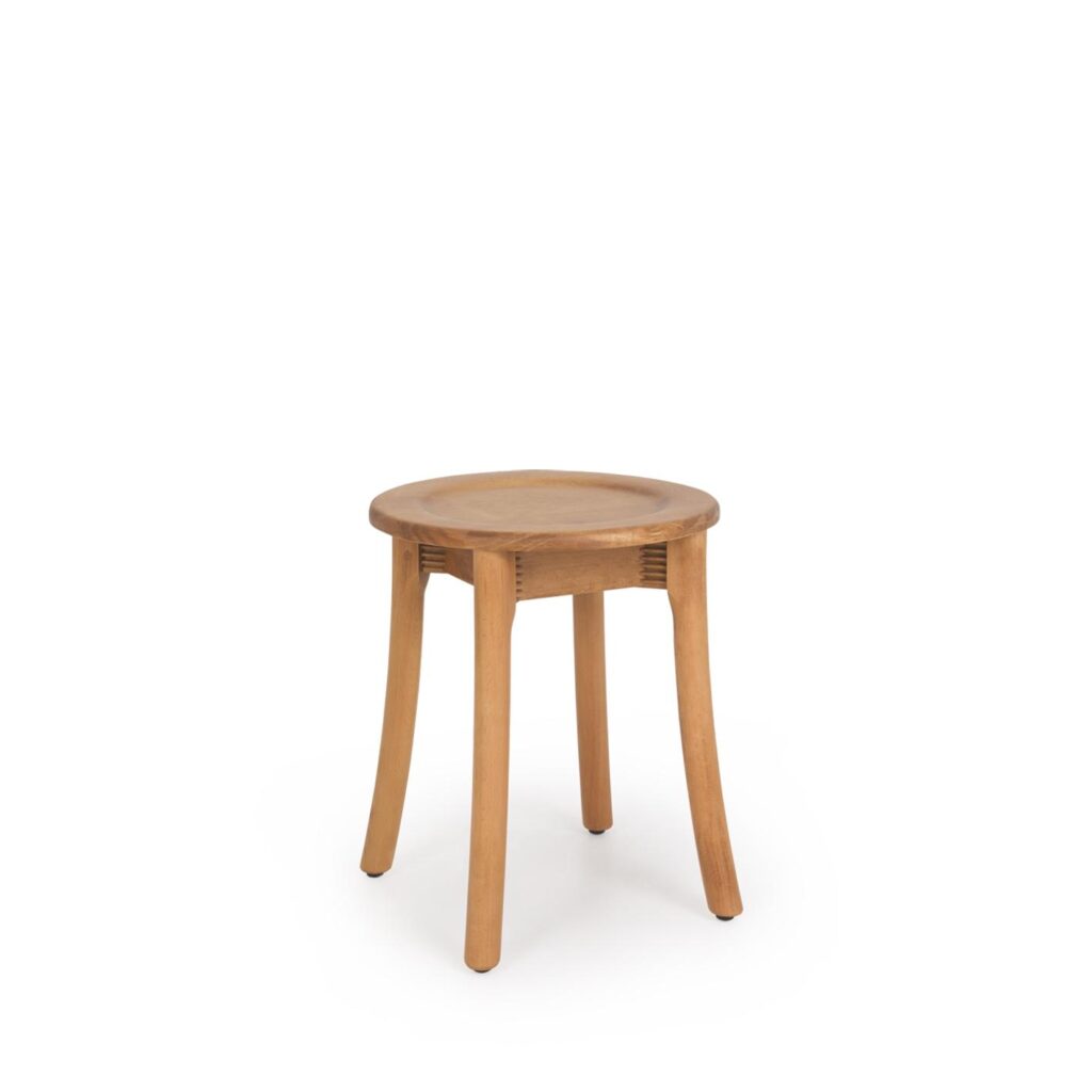 leo wood stool image 1