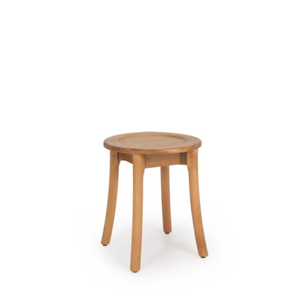 leo wood stool image 1