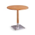 musti square wood table base image 2