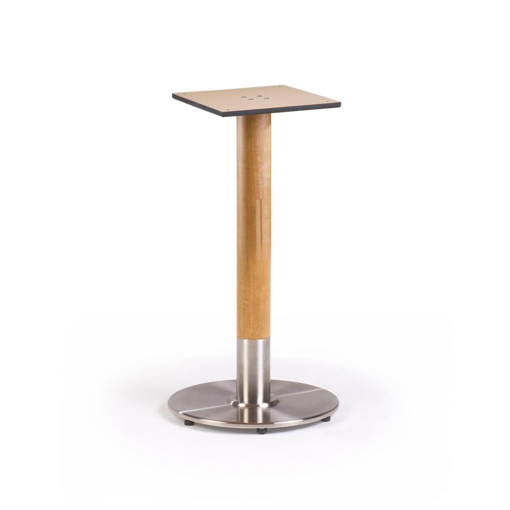 musti wood table base image 1