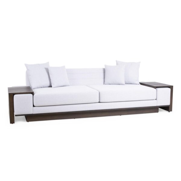 sc wood sofa image 1